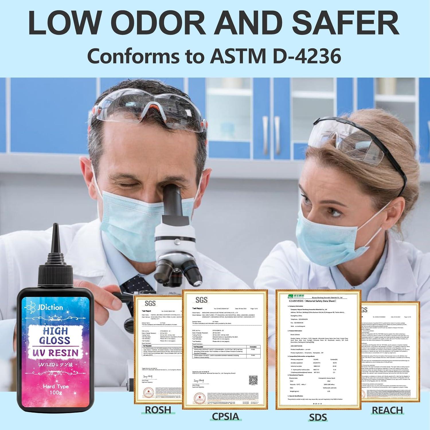 Resina UV JDiction 300g Transparente Alto Brillo para Manualidades