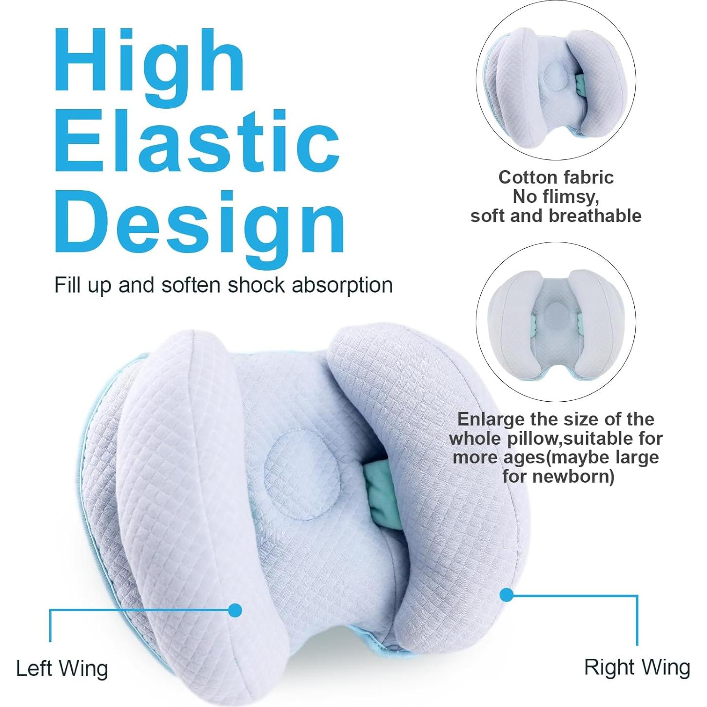 Almohada de Soporte para Cabeza y Cuello KAKIBLIN Azul 2 en 1