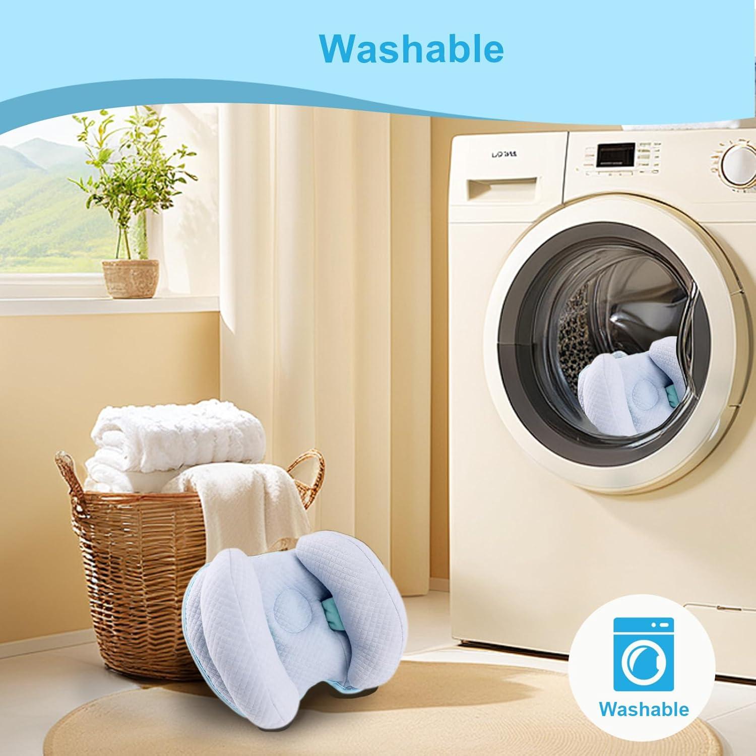 Almohada de Soporte para Cabeza y Cuello KAKIBLIN Azul 2 en 1