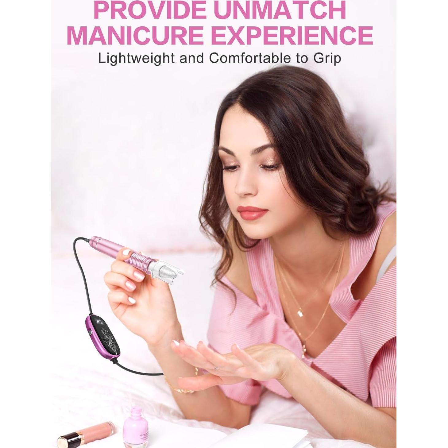 Kit de Manicura y Pedicura Subay, Taladro Eléctrico 25000RPM