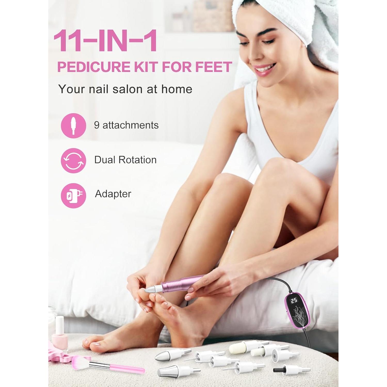 Kit de Manicura y Pedicura Subay, Taladro Eléctrico 25000RPM