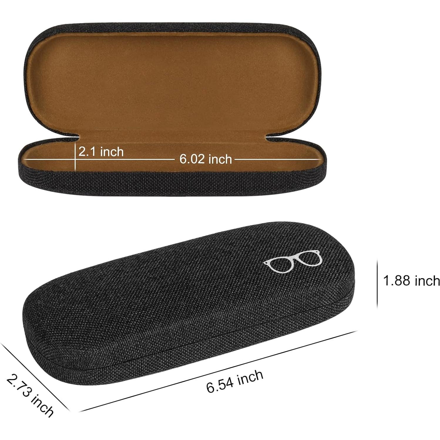 Estuche Duro para Gafas WAWOHERRNS con Paño de Limpieza