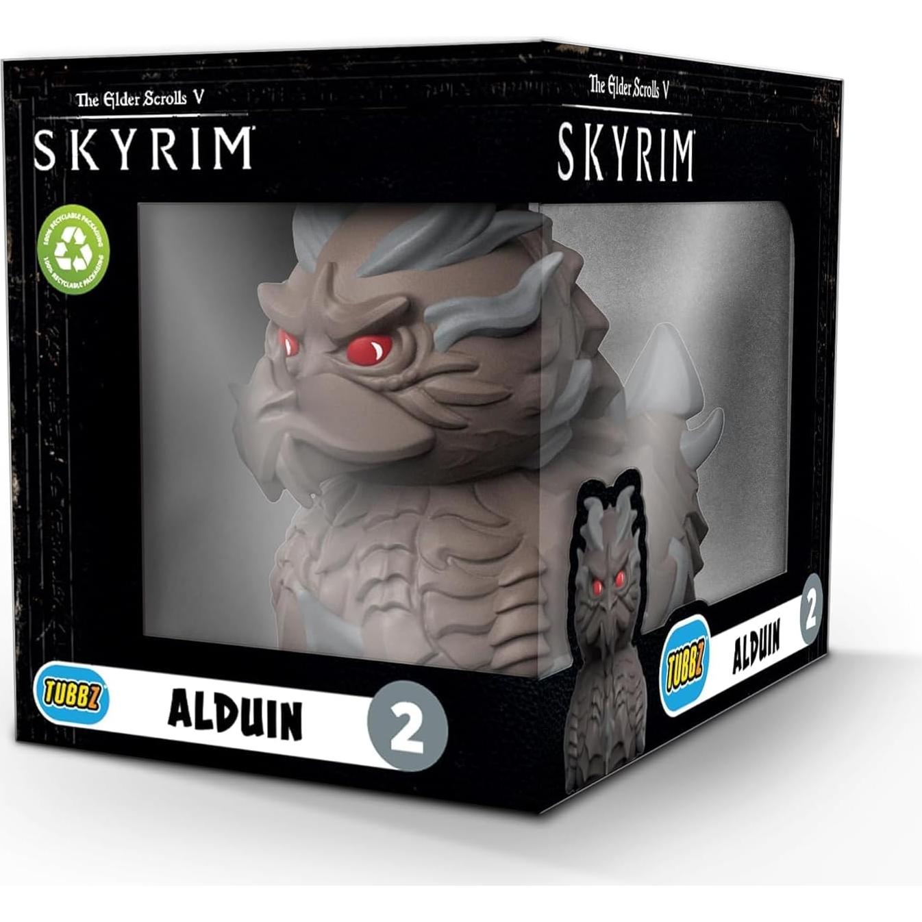TUBBZ Alduin Pato de Goma Edición en Caja - Skyrim