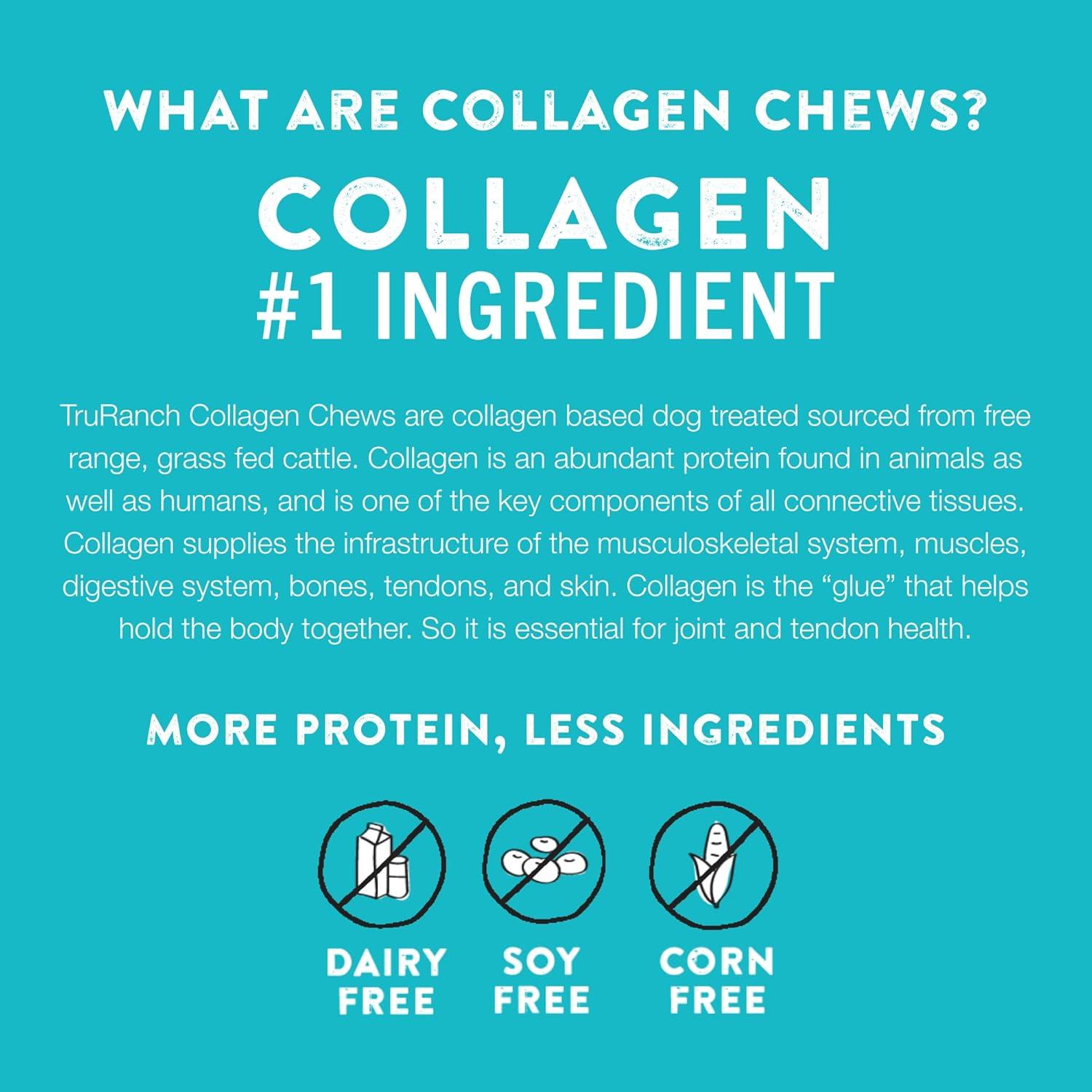 Palitos de Colágeno TRURANCH para Perros - 15 Unidades de Res