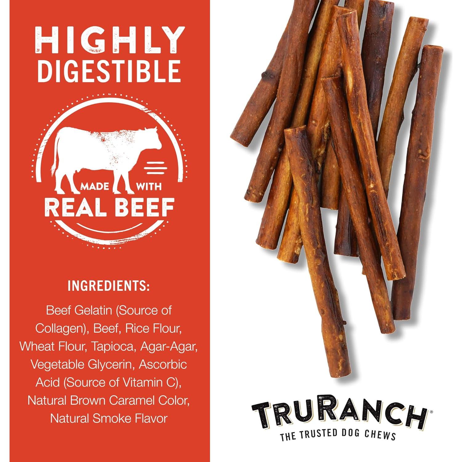 Palitos de Colágeno TRURANCH para Perros - 15 Unidades de Res
