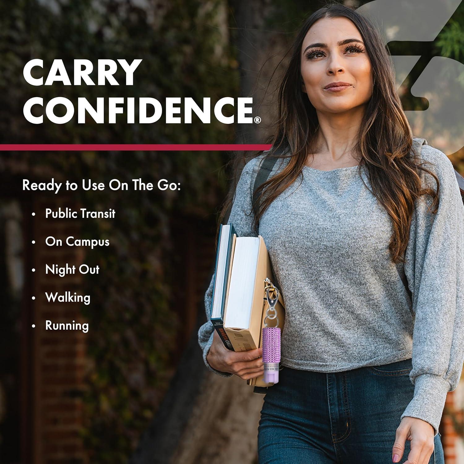 Spray de Defensa SABRE 3-en-1 con Clip - 23 ml, Máxima Fuerza