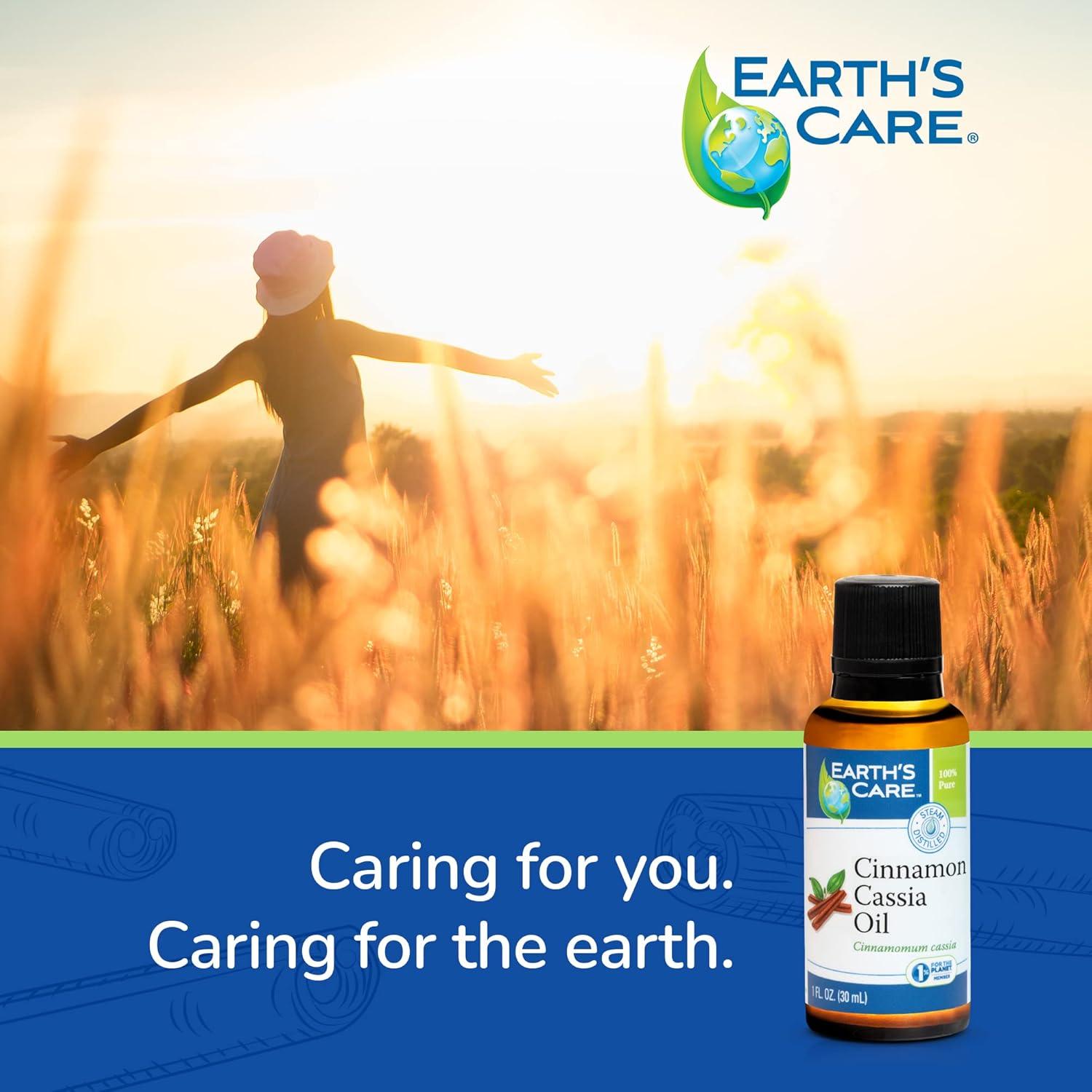 Aceite Esencial de Canela Cassia 100% Puro 29.57 ml Earth’s Care