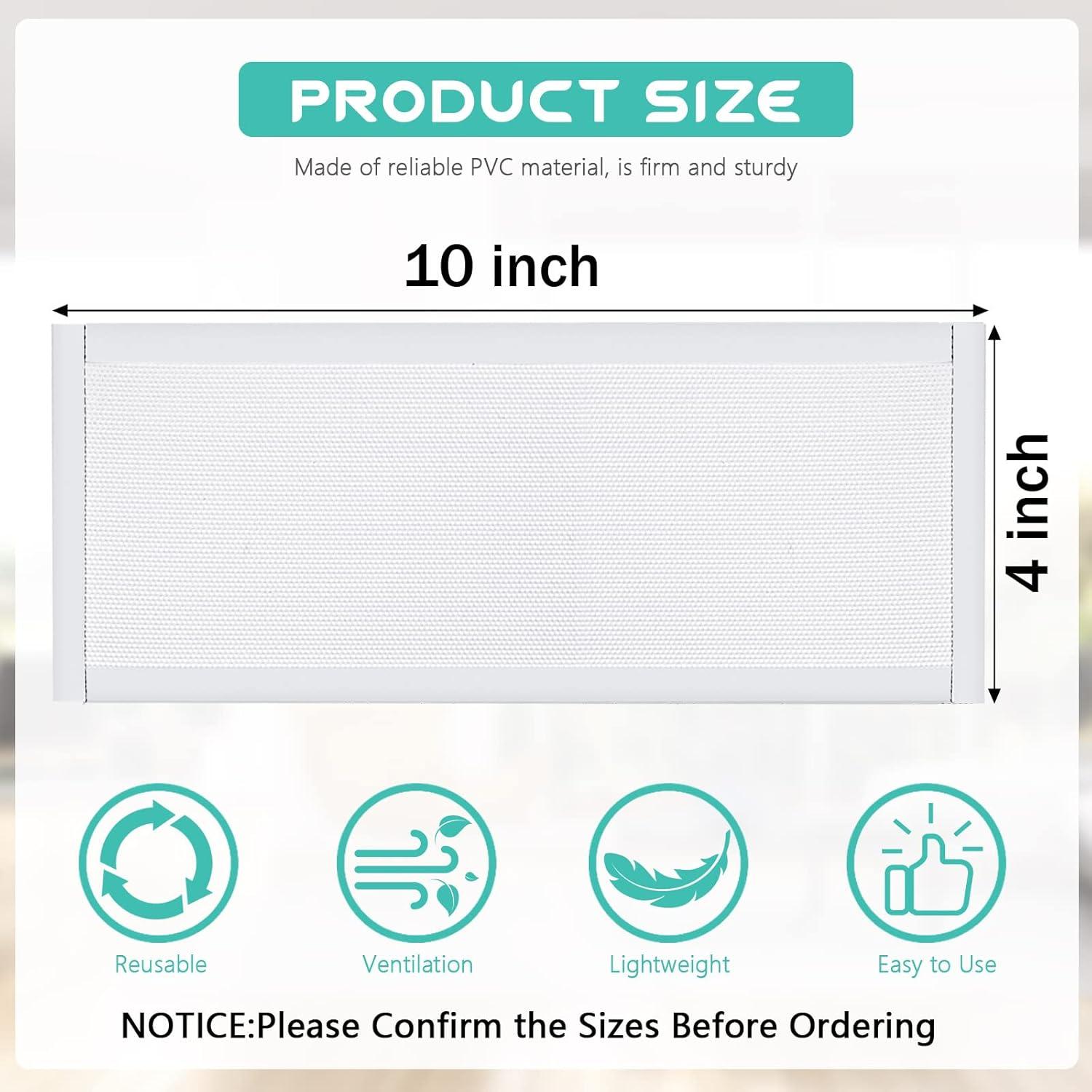 Cubiertas de Ventilación Magnéticas Shappy 10.16x25.4 cm - 6 Piezas