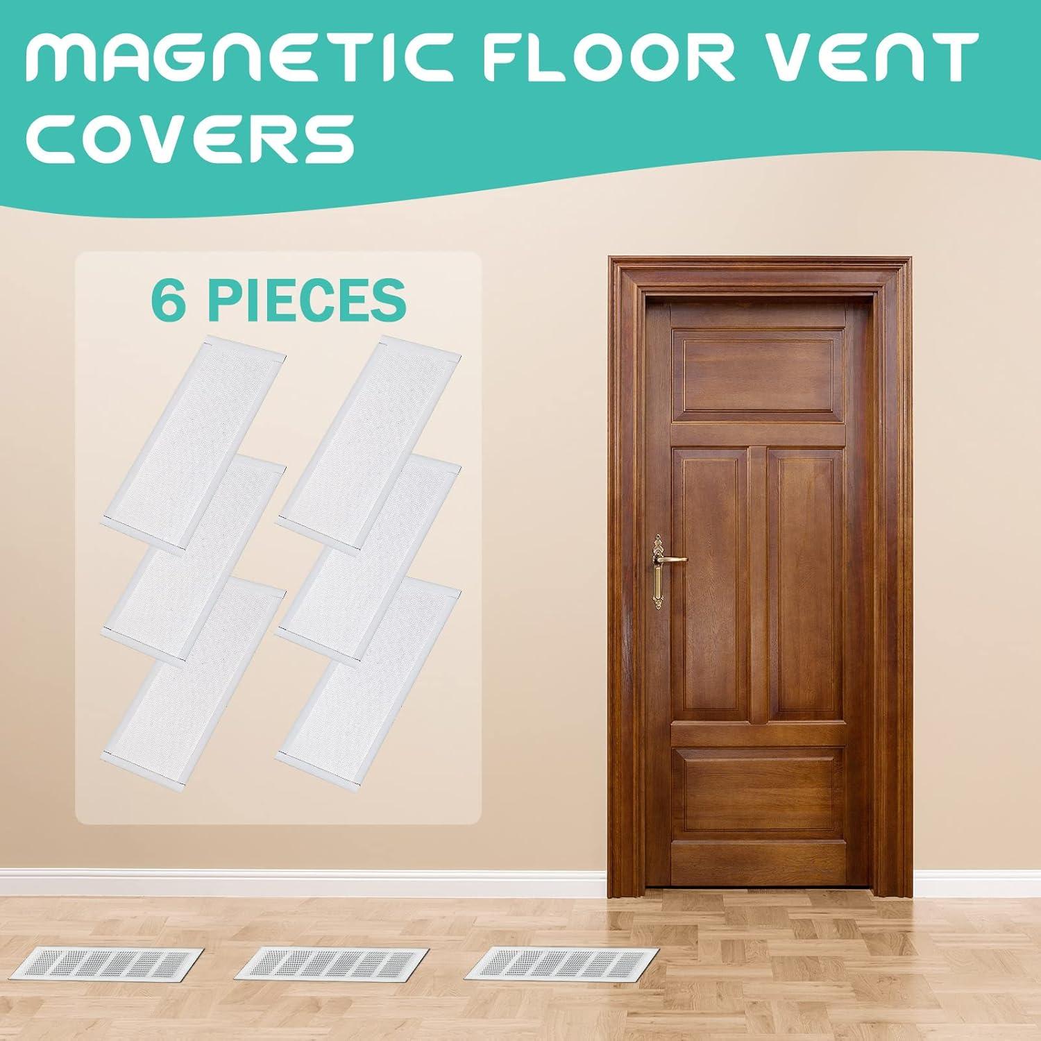 Cubiertas de Ventilación Magnéticas Shappy 10.16x25.4 cm - 6 Piezas