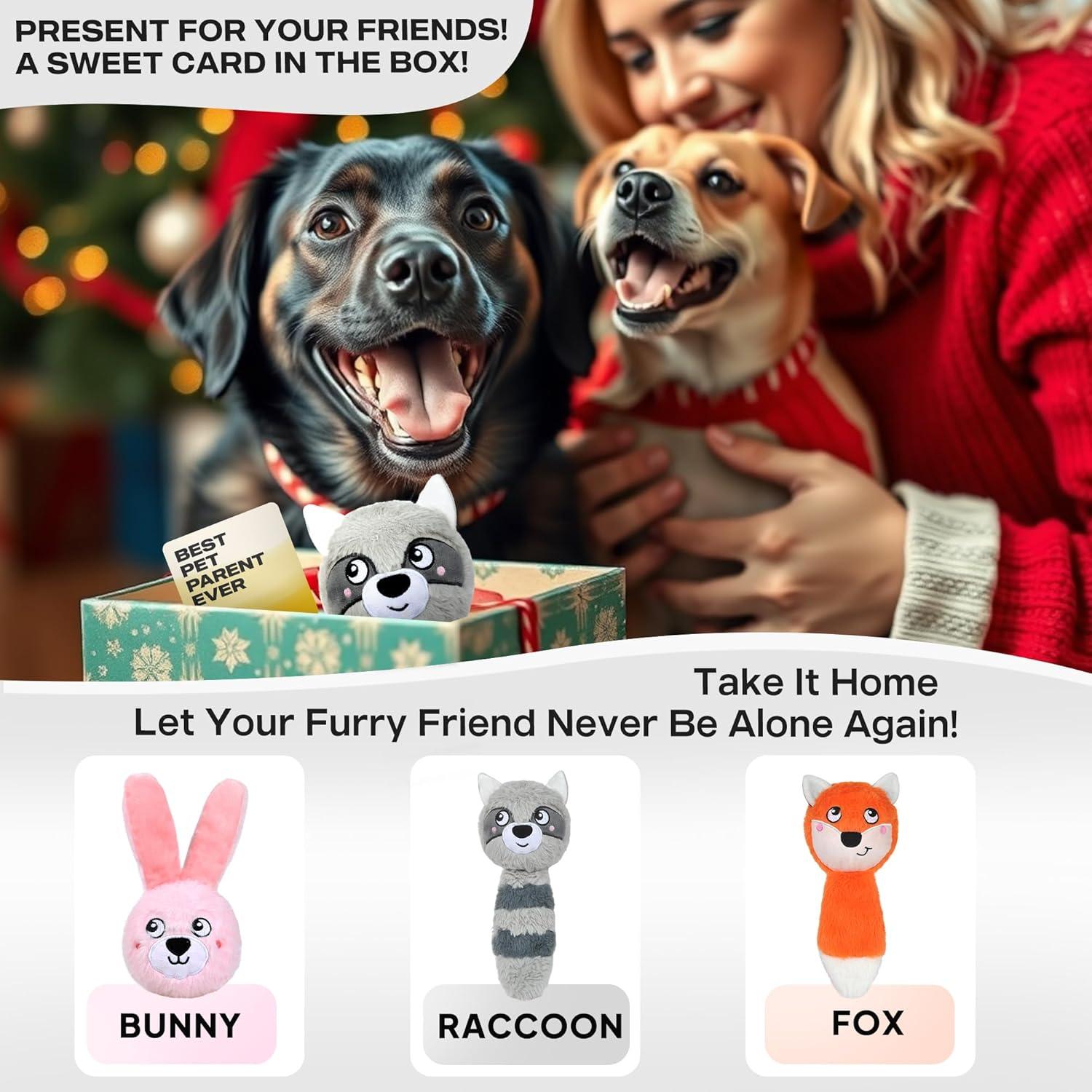 Juguete para Perros Fida 3 en 1 Mapache Interactivo