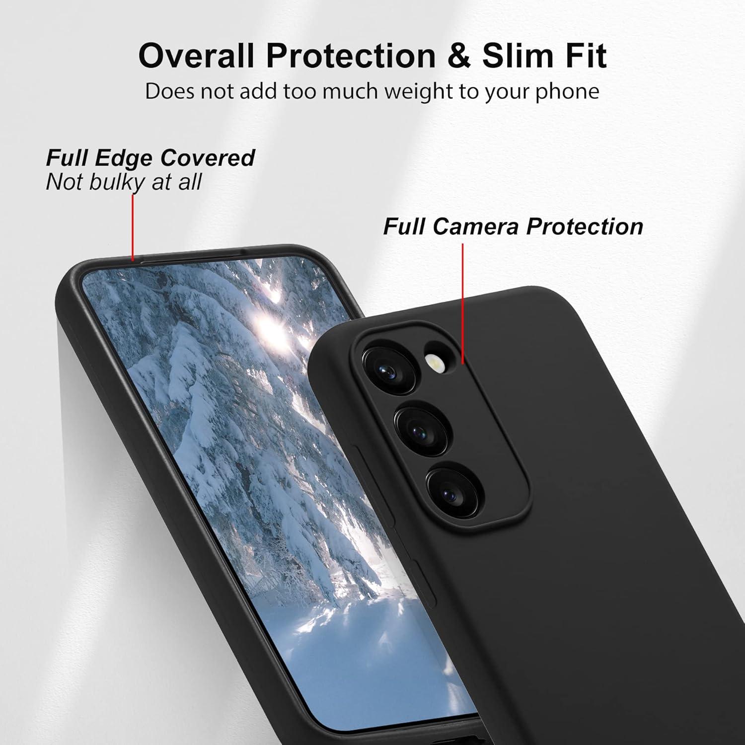 Funda de Silicona Líquida Varikke para Samsung Galaxy S23 Negra