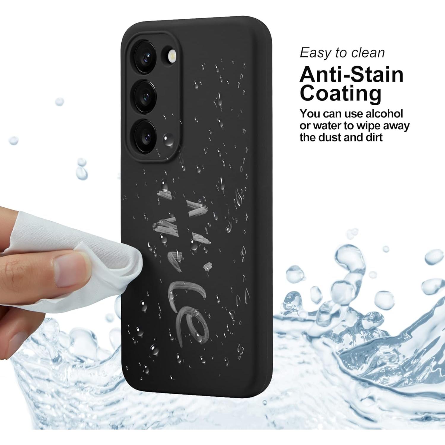 Funda de Silicona Líquida Varikke para Samsung Galaxy S23 Negra