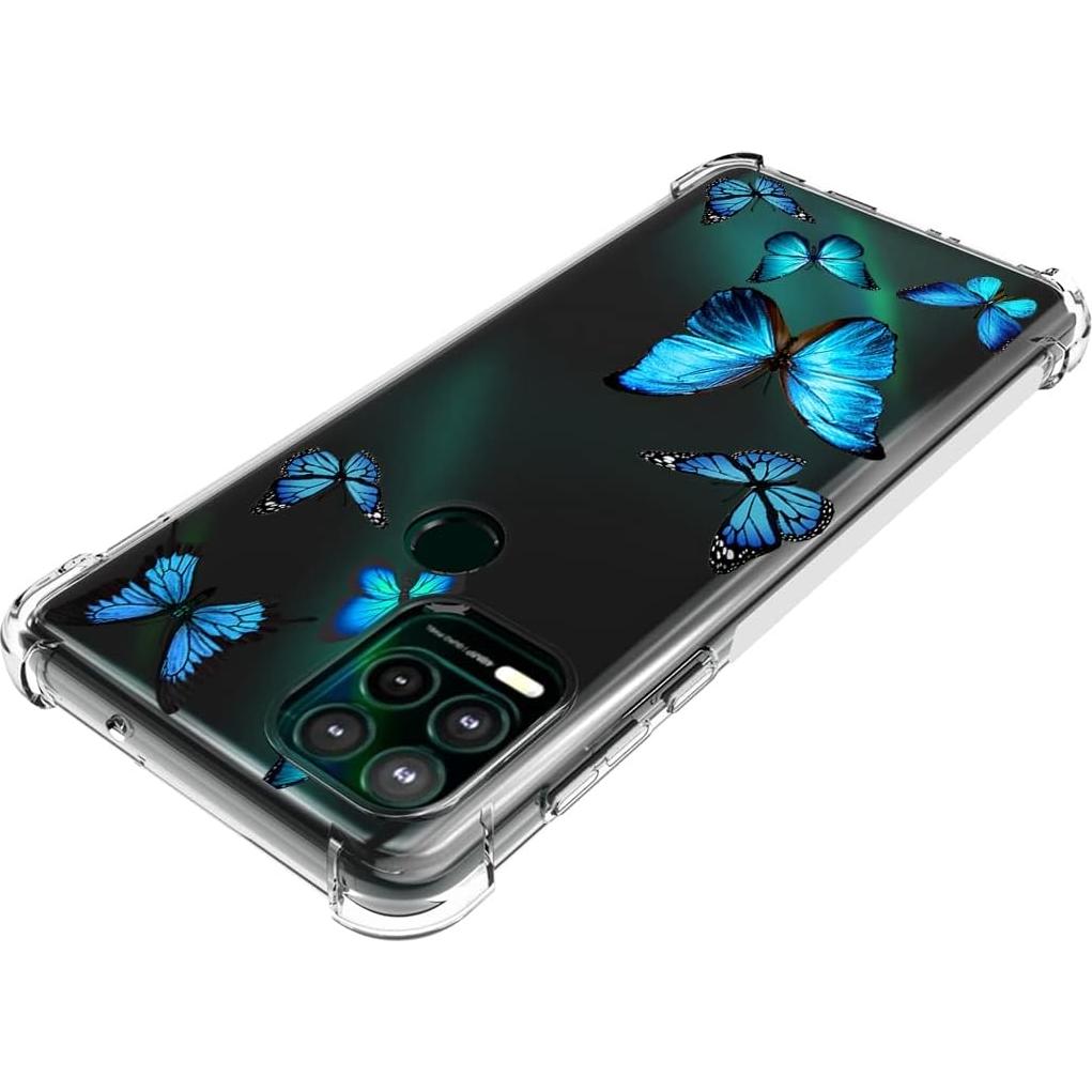 Funda Protectora TPU para Moto G Stylus 5G 2021 - Mariposa Azul