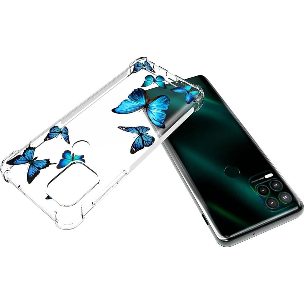 Funda Protectora TPU para Moto G Stylus 5G 2021 - Mariposa Azul