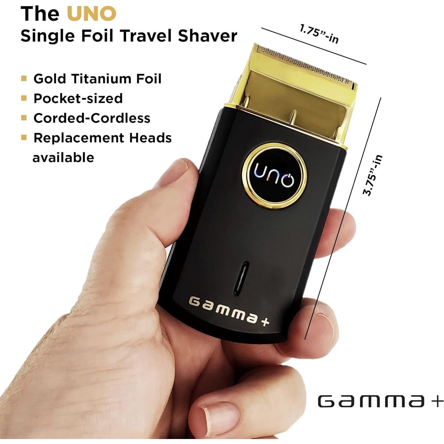 Afeitadora Inalámbrica GAMMA+ Uno Mini Viaje 85g