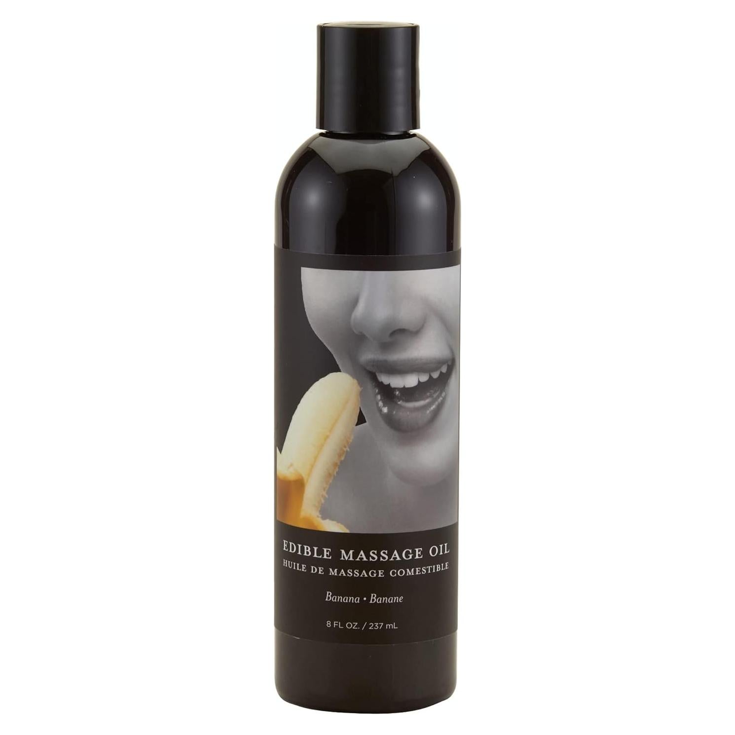 Aceite de Masaje Comestible Earthly Body 236.59 ml - Plátano