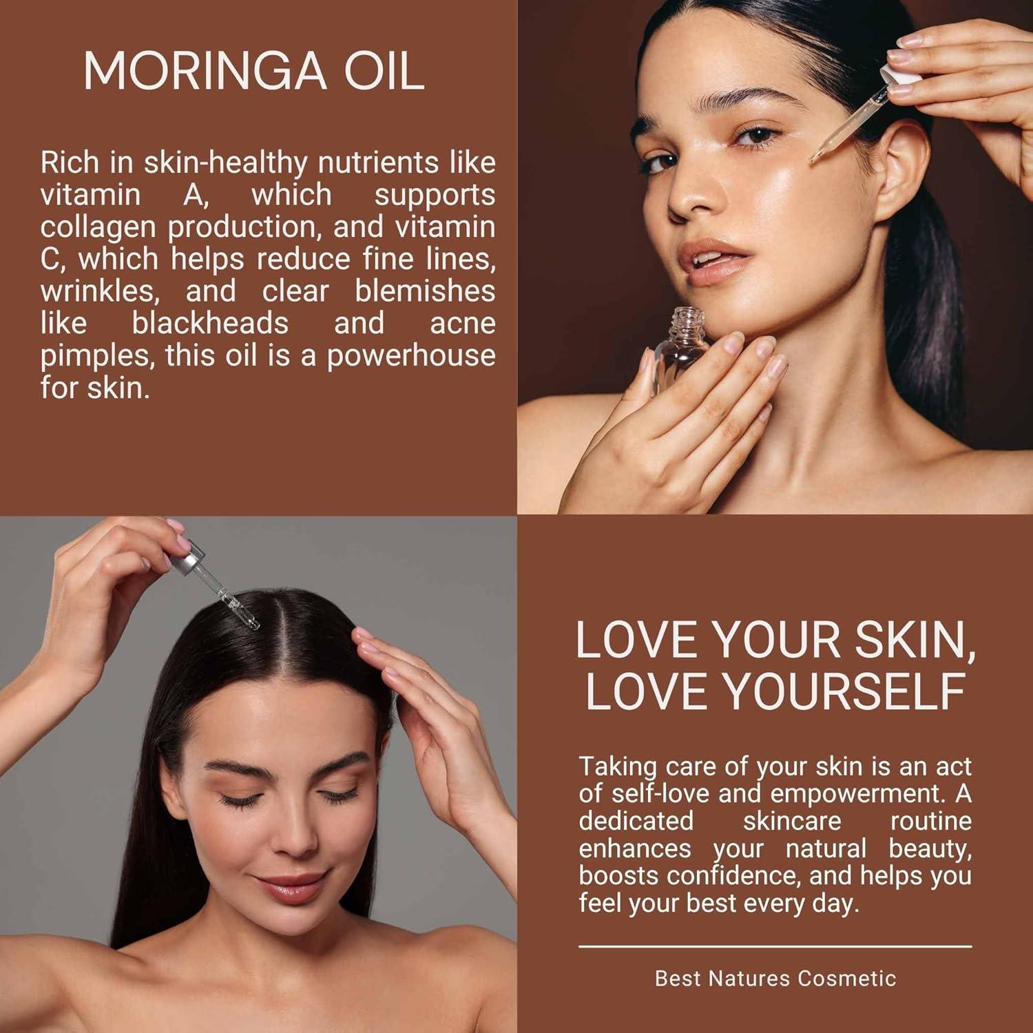 Aceite de Moringa Orgánico 60ml - Mejores Cosméticos Naturales