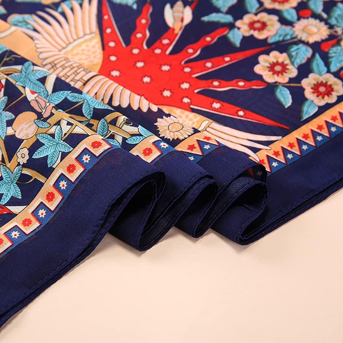 Bufanda de Seda Satinada Myneiyi 180x90cm para Mujeres