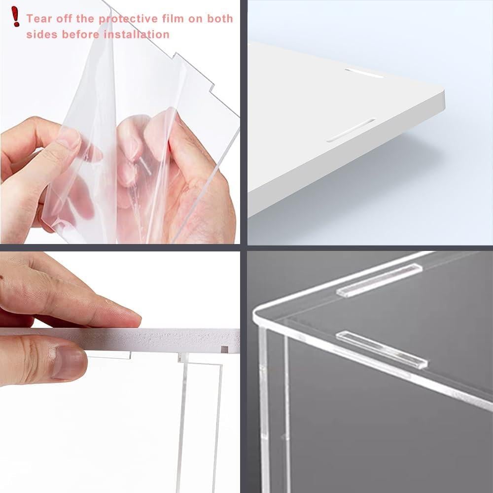 Caja de Exhibición Acrílica Nynelly 51x38x79 cm para Coleccionables