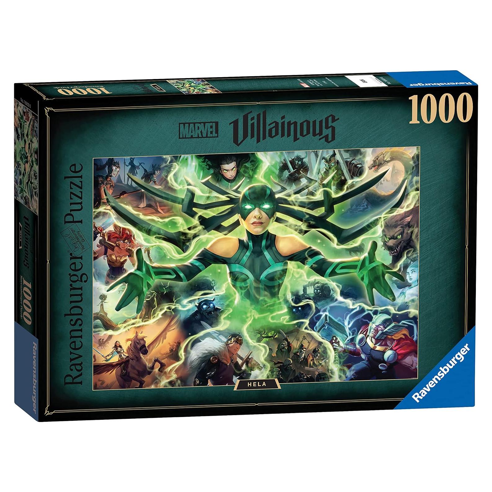 Rompecabezas Ravensburger Marvel Villainous Hela 1000 Piezas