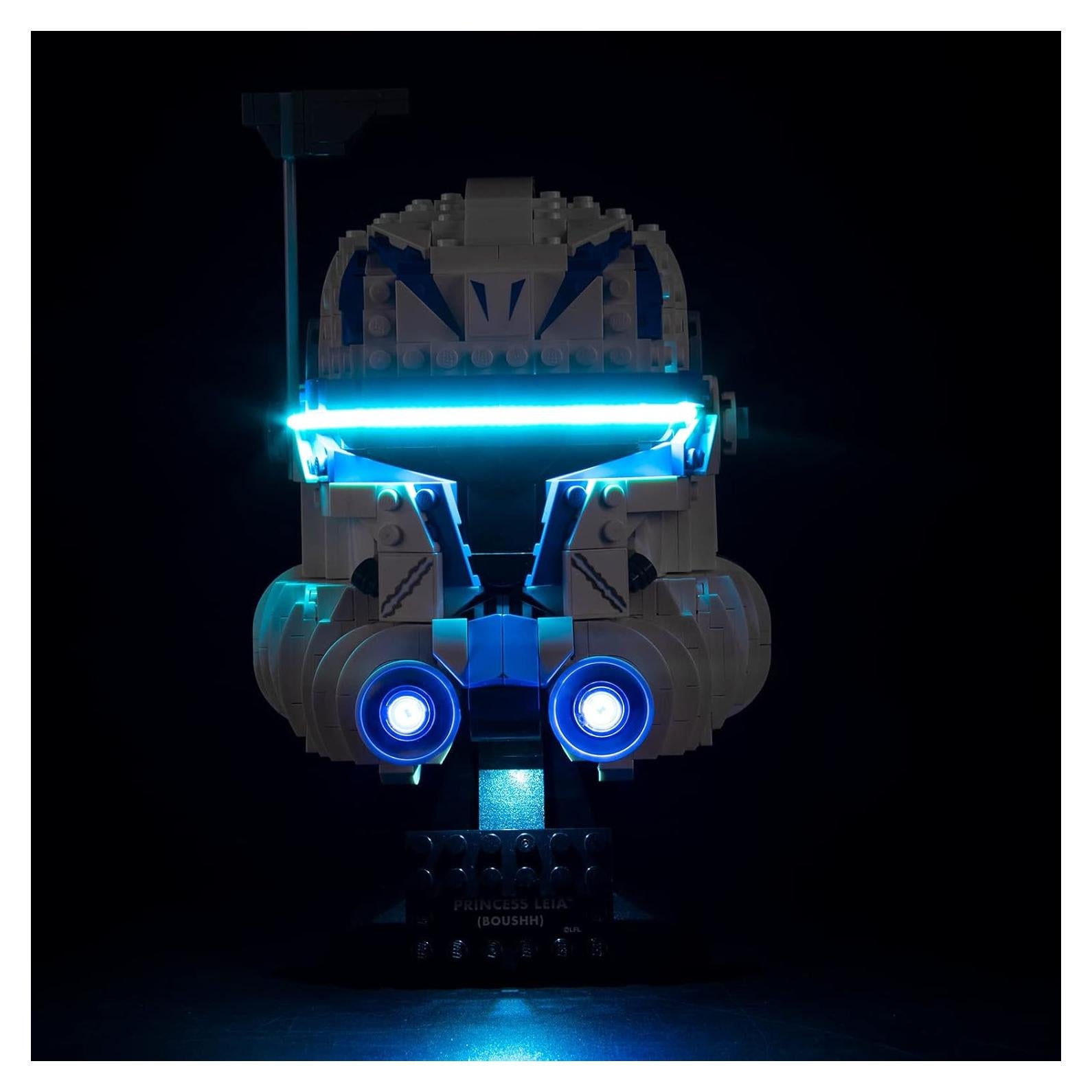 Kit de Luz LED VONADO para Casco Lego Capitán Rex 75349