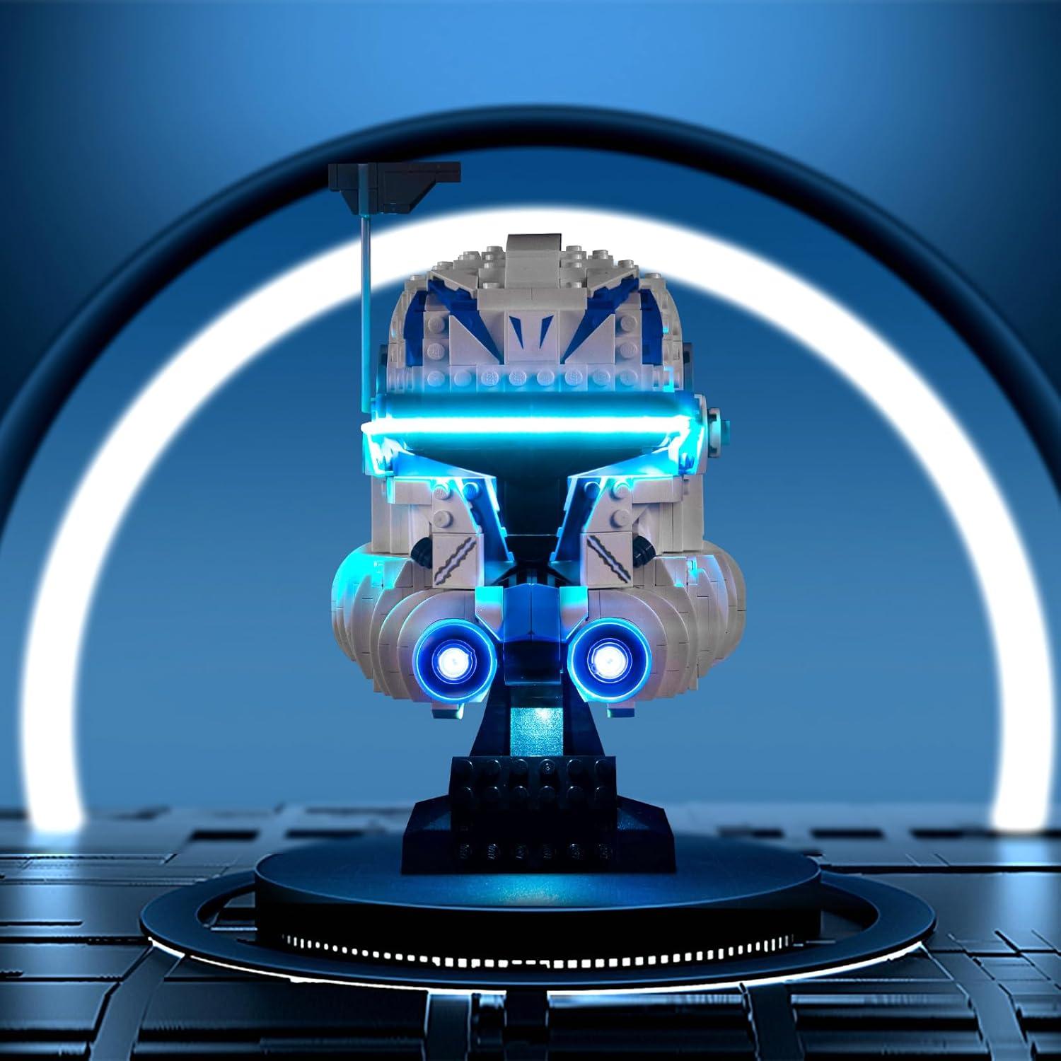 Kit de Luz LED VONADO para Casco Lego Capitán Rex 75349