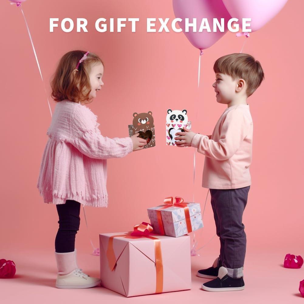 Paquete de 24 Cajas de Regalo Sofier para San Valentín con Juguetes