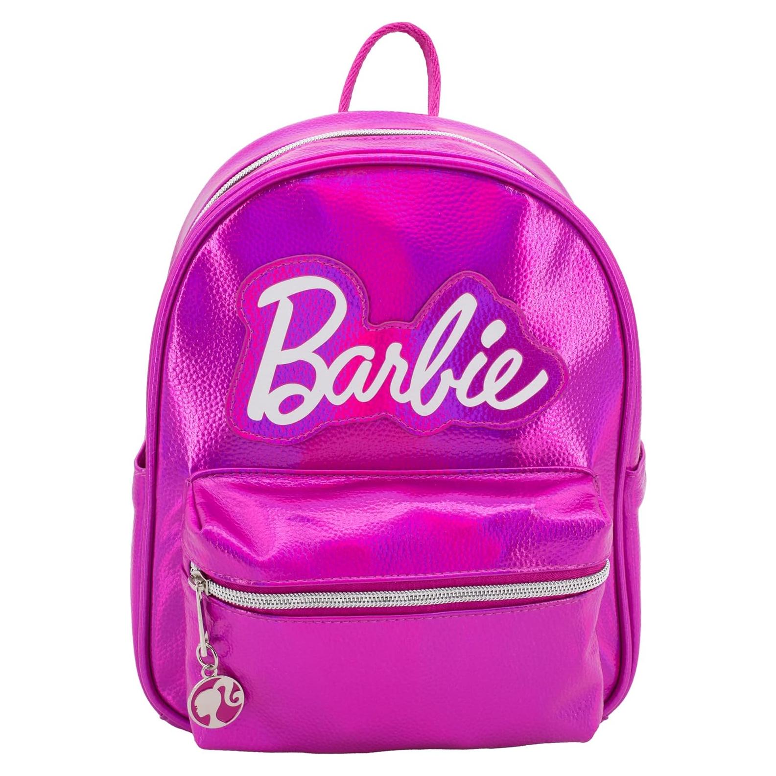 Mochila Mini de Cuero Vegano Barbie Rosa 26.67 cm