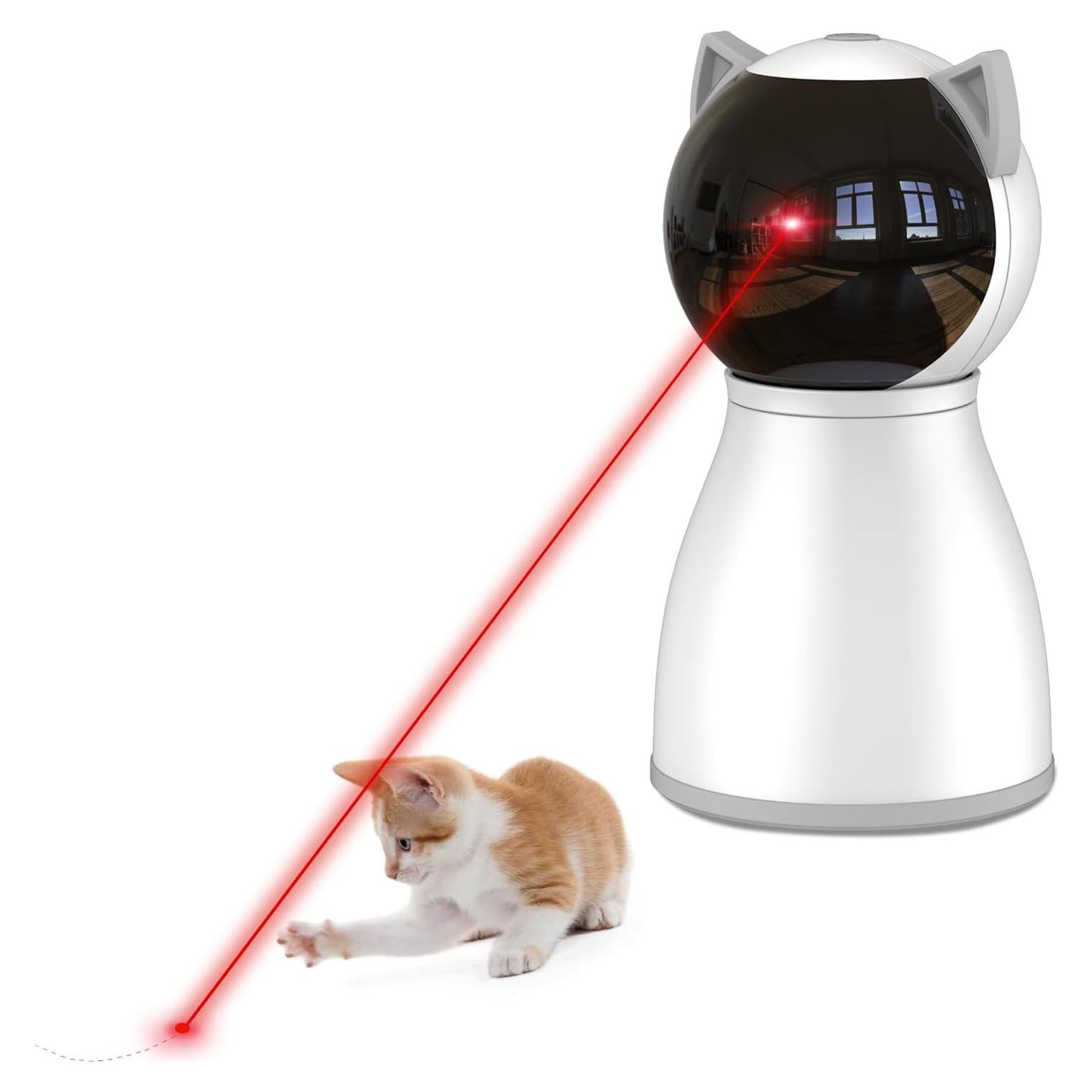 Juguete láser automático para gatos YVE LIFE recargable