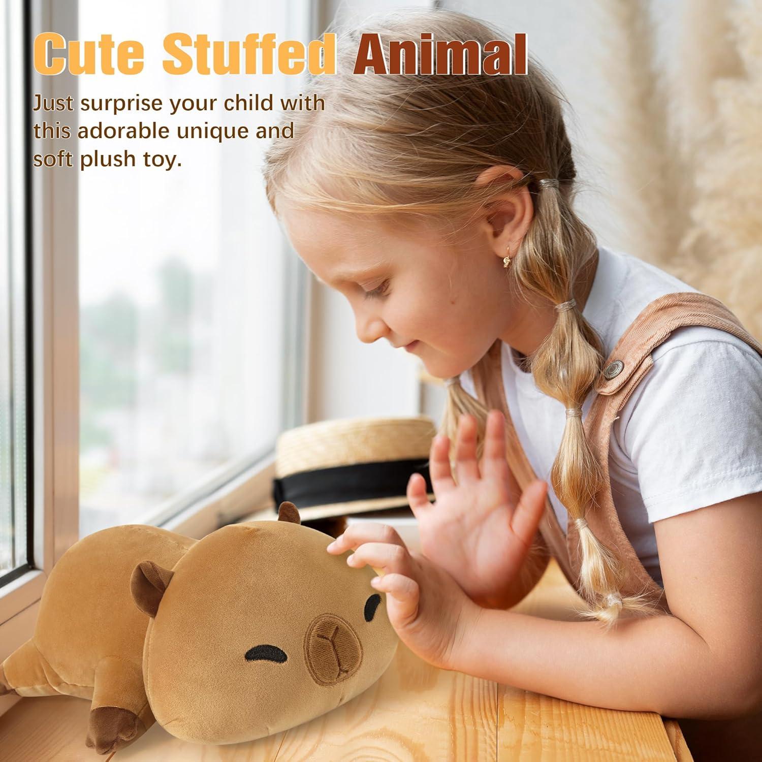 Peluches Capibara con Peso Onsoyours 24.9 cm Suave y Acogedor