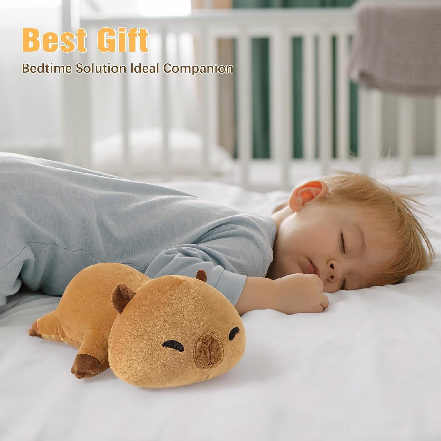 Peluches Capibara con Peso Onsoyours 24.9 cm Suave y Acogedor