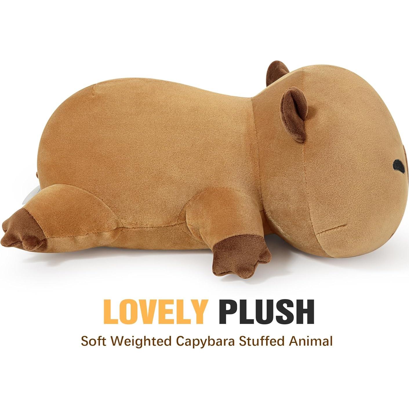 Peluches Capibara con Peso Onsoyours 24.9 cm Suave y Acogedor