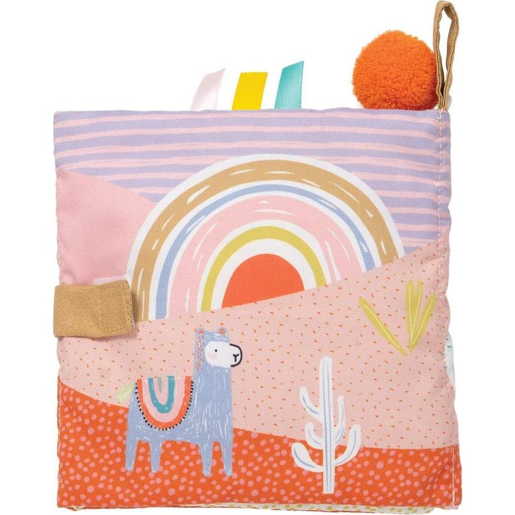 Libro Suave de Actividades Llama Manhattan Toy 16.5x16.5cm