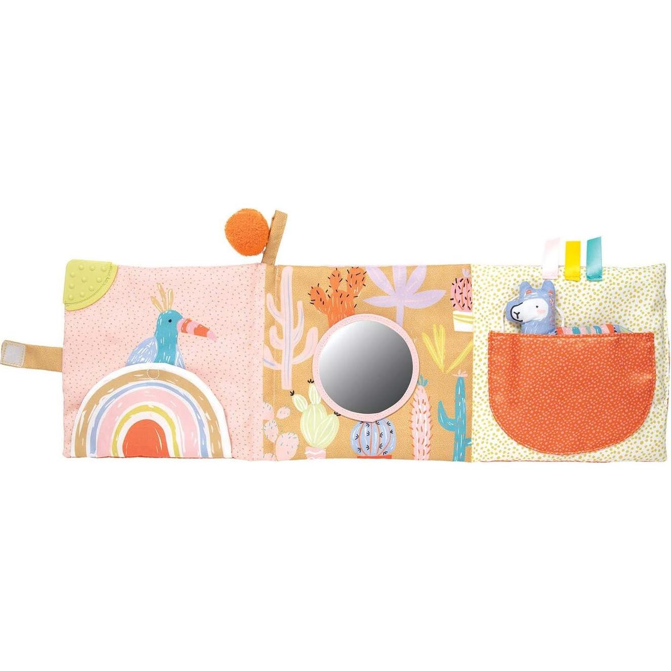 Libro Suave de Actividades Llama Manhattan Toy 16.5x16.5cm
