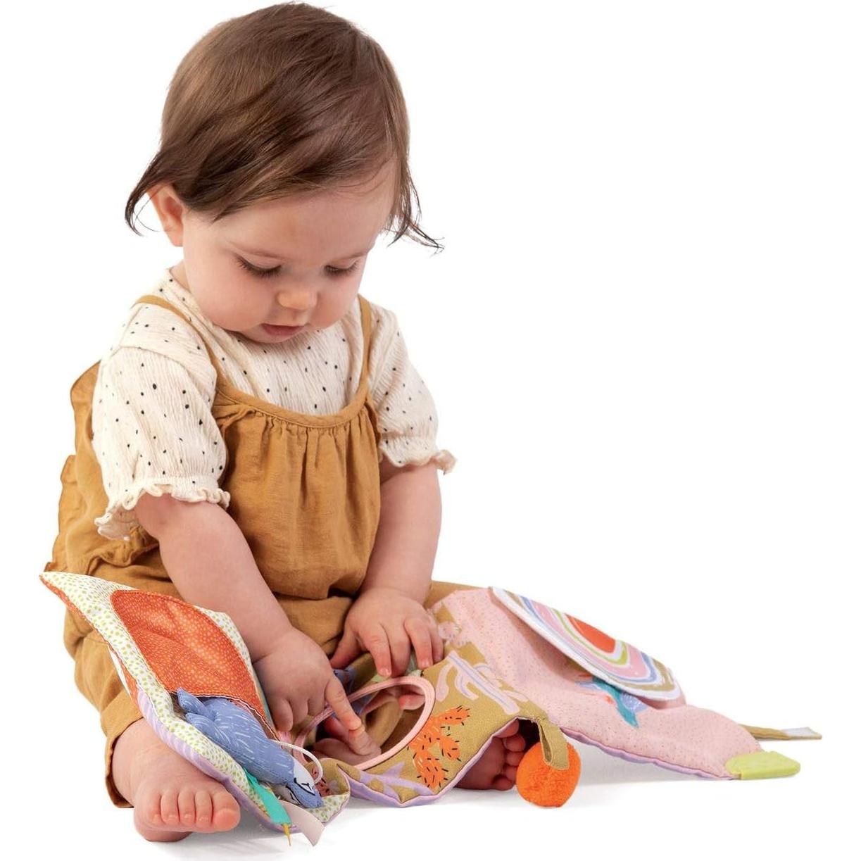 Libro Suave de Actividades Llama Manhattan Toy 16.5x16.5cm