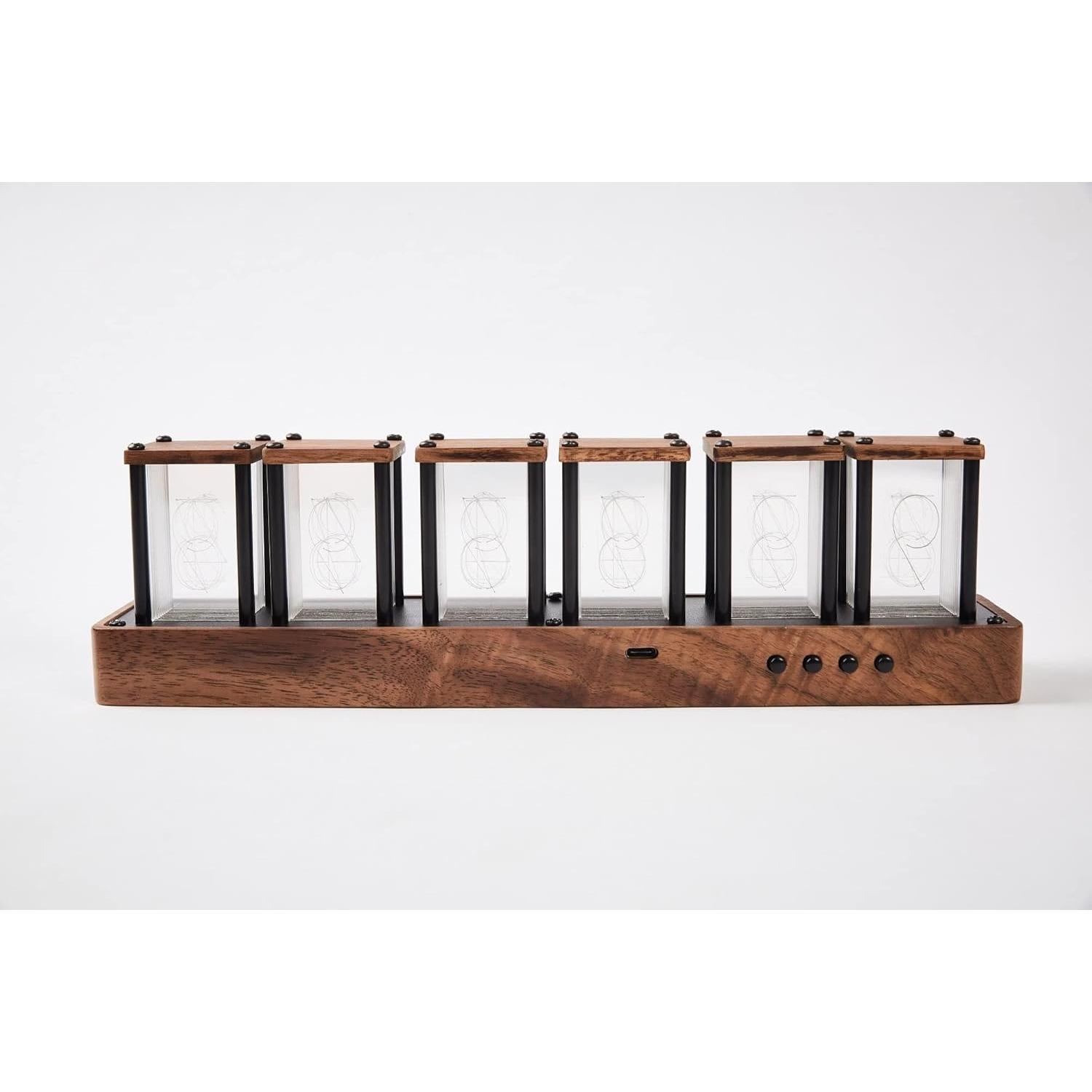 Reloj Digital Retro ClocTeck con Tubo Nixie y Wi-Fi