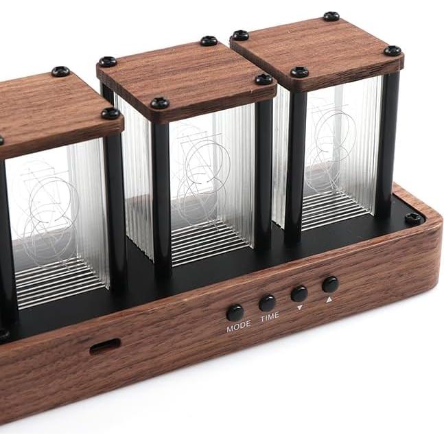 Reloj Digital Retro ClocTeck con Tubo Nixie y Wi-Fi