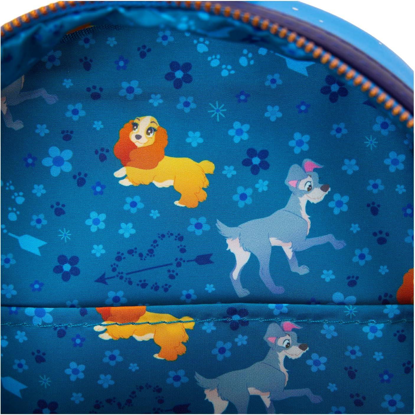 Mochila Loungefly Disney Dama y Vagabundo 70 Aniversario