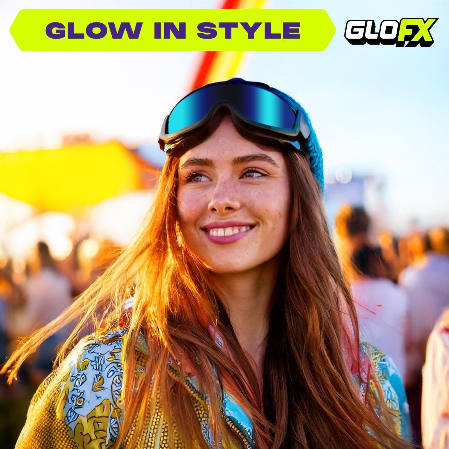 Gafas de Esquí GloFX - Reflectantes Cyberpunk con Protección UV