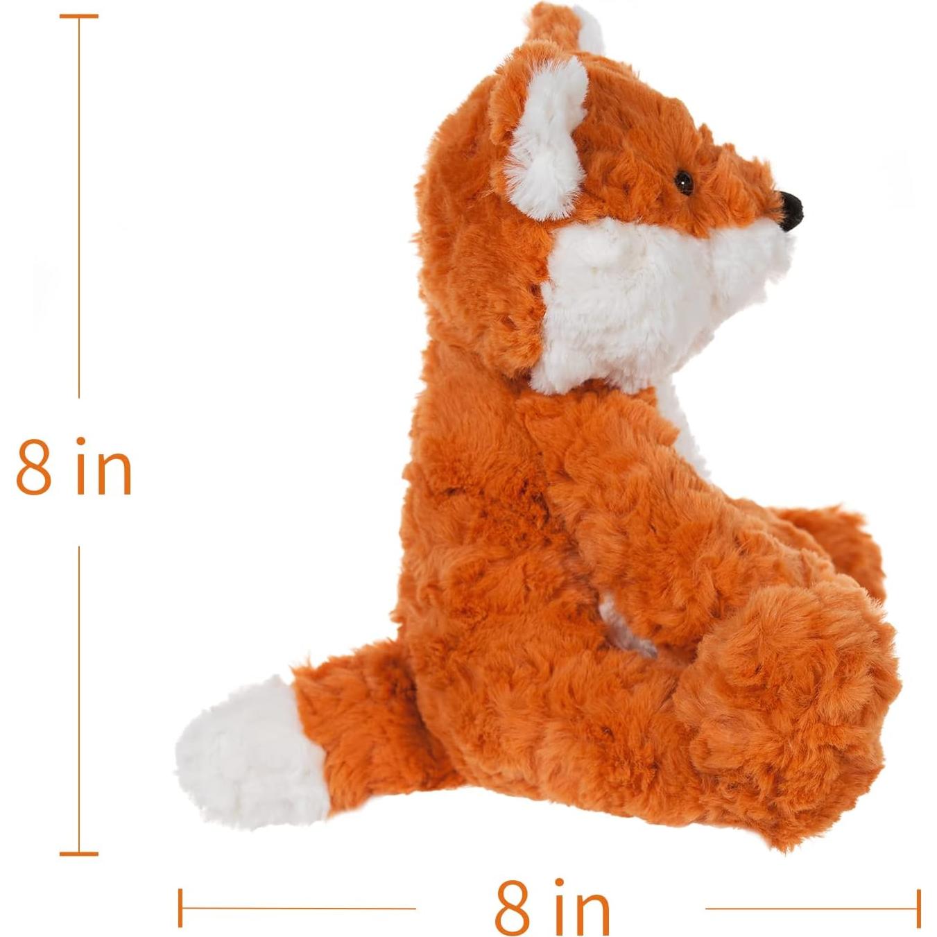 Zorro de Peluche Amarillo Apricot Lamb 20 cm Suave y Abrazable