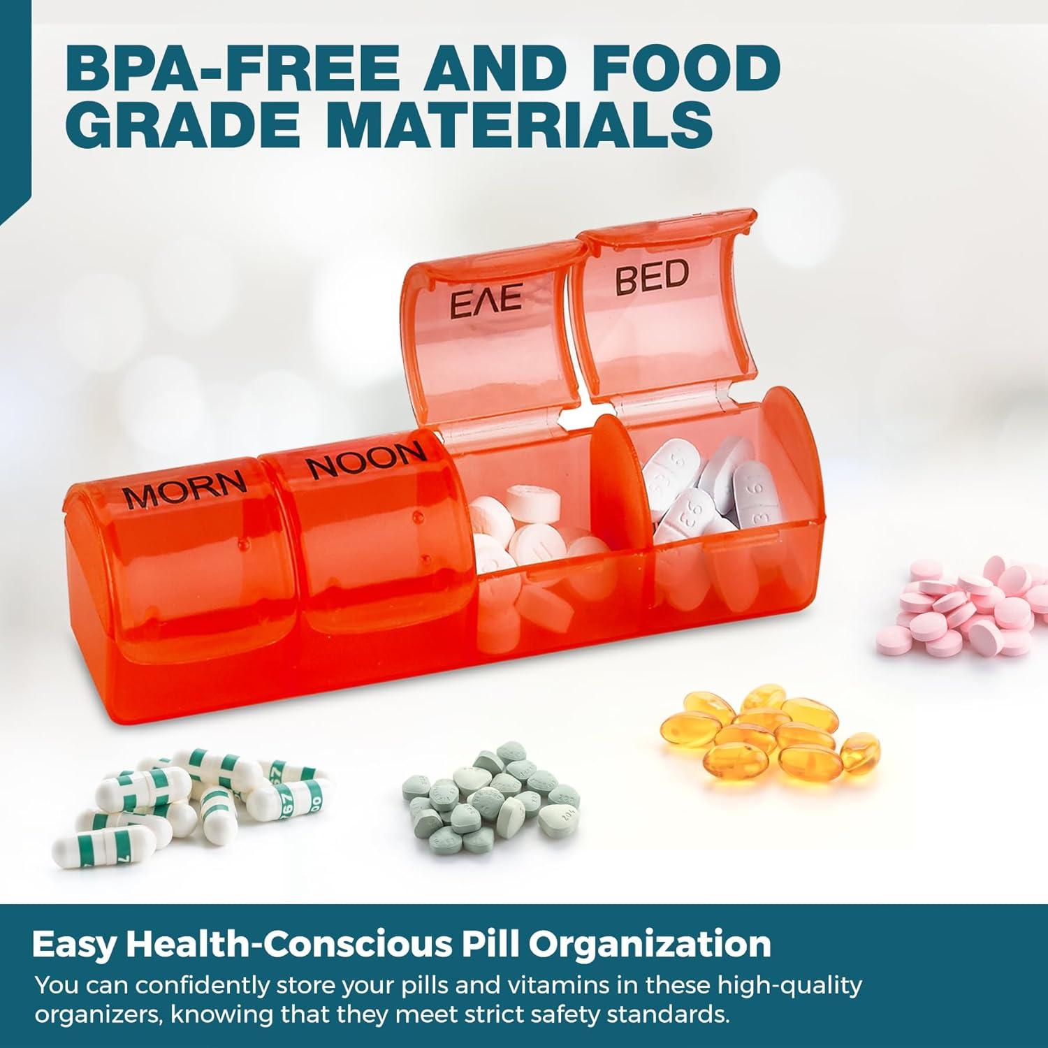 Organizador Semanal de Pastillas MEDca - 7 Días AM PM