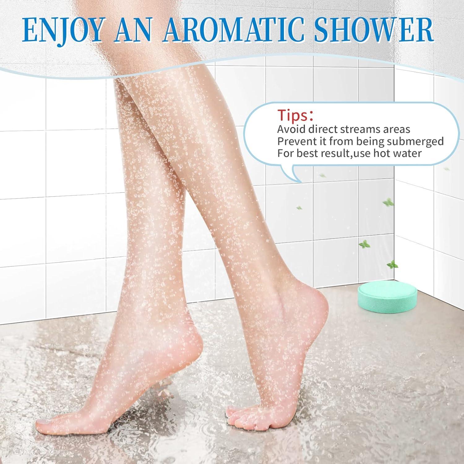 Pastillas de Vapor para Ducha Fizzgarden - 18 Aromas Naturales