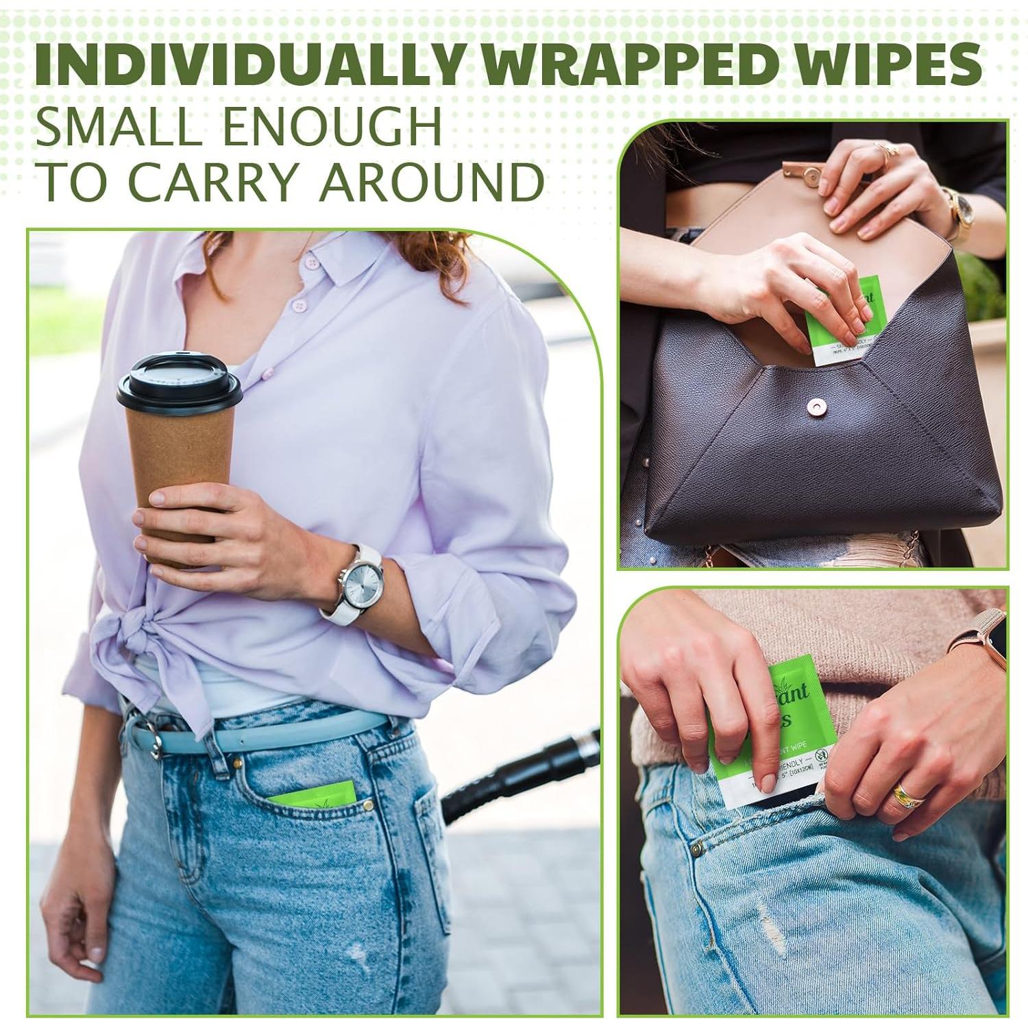 Toallitas Desodorantes Timgle 100 Pcs Aloe Vera Viaje