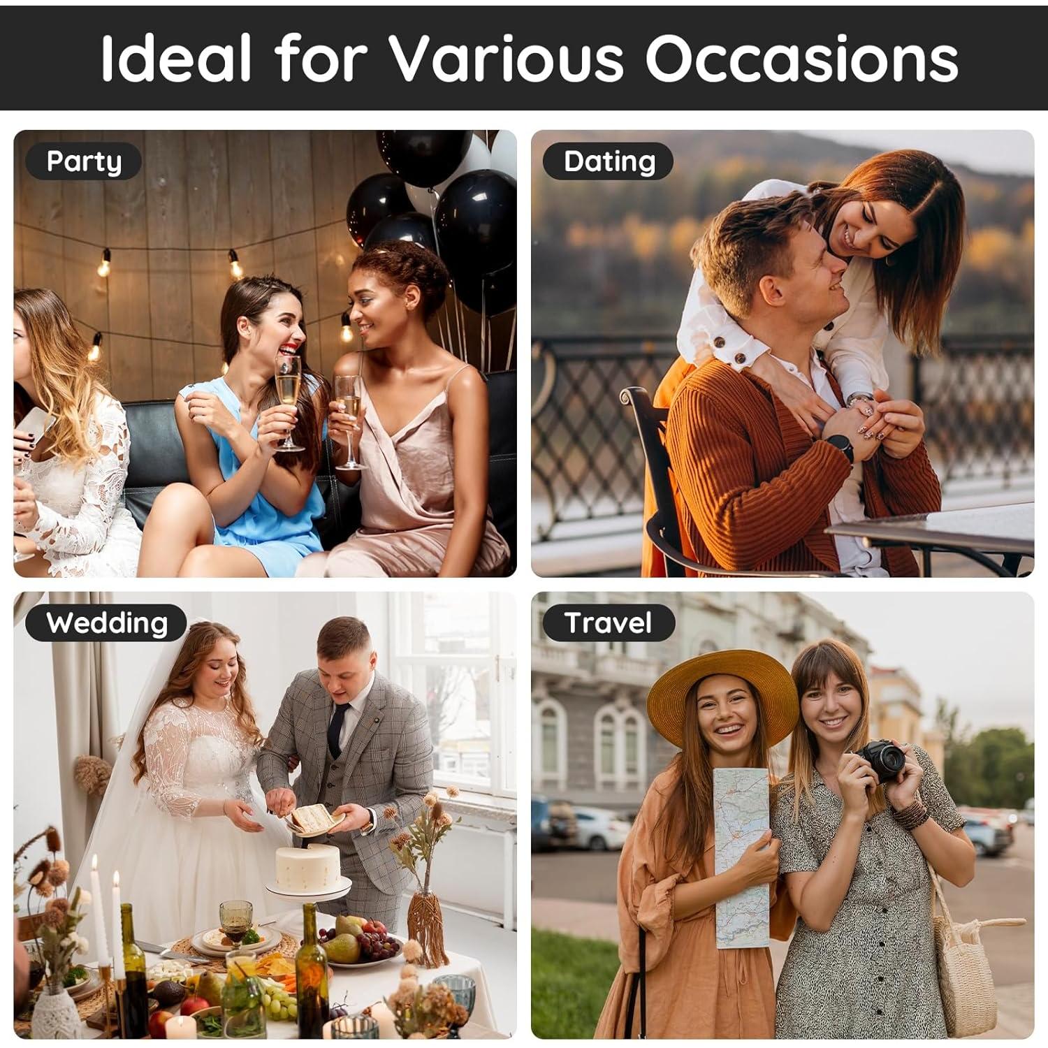 Segbeauty 10ML Mini Atomizador de Vidrio Ámbar - 10 Piezas