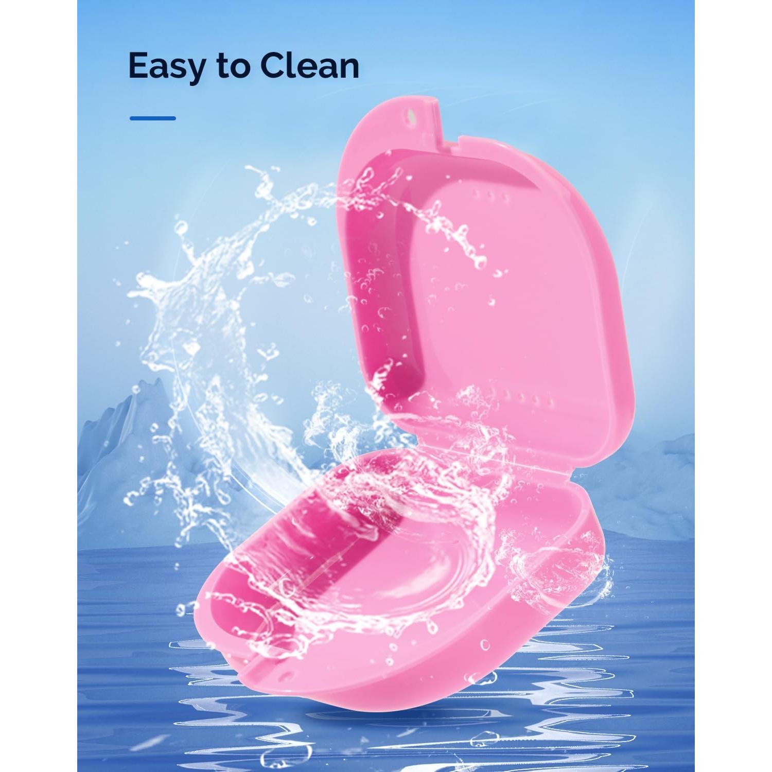 Caja de Retenedor Ortodóntico JMU 4 Piezas con Ventilación