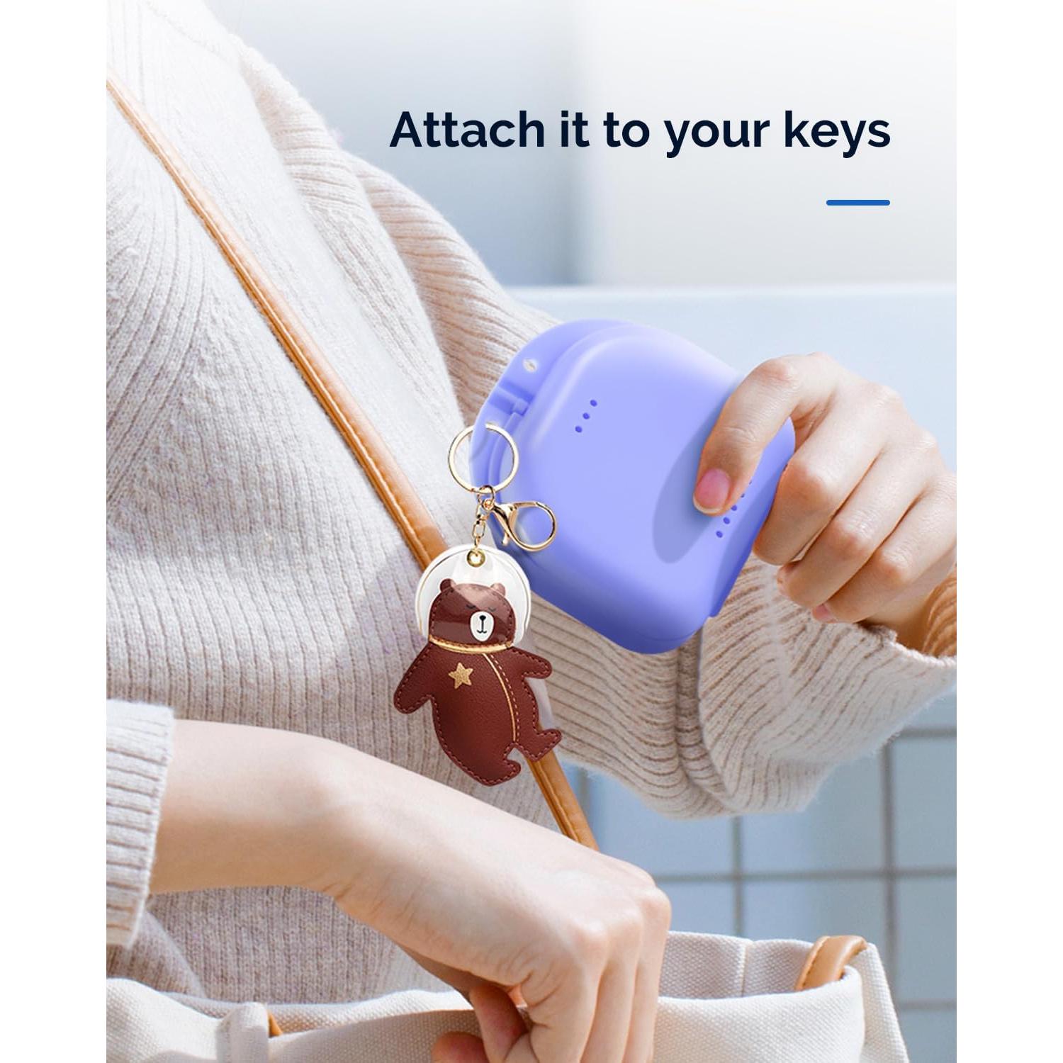 Caja de Retenedor Ortodóntico JMU 4 Piezas con Ventilación