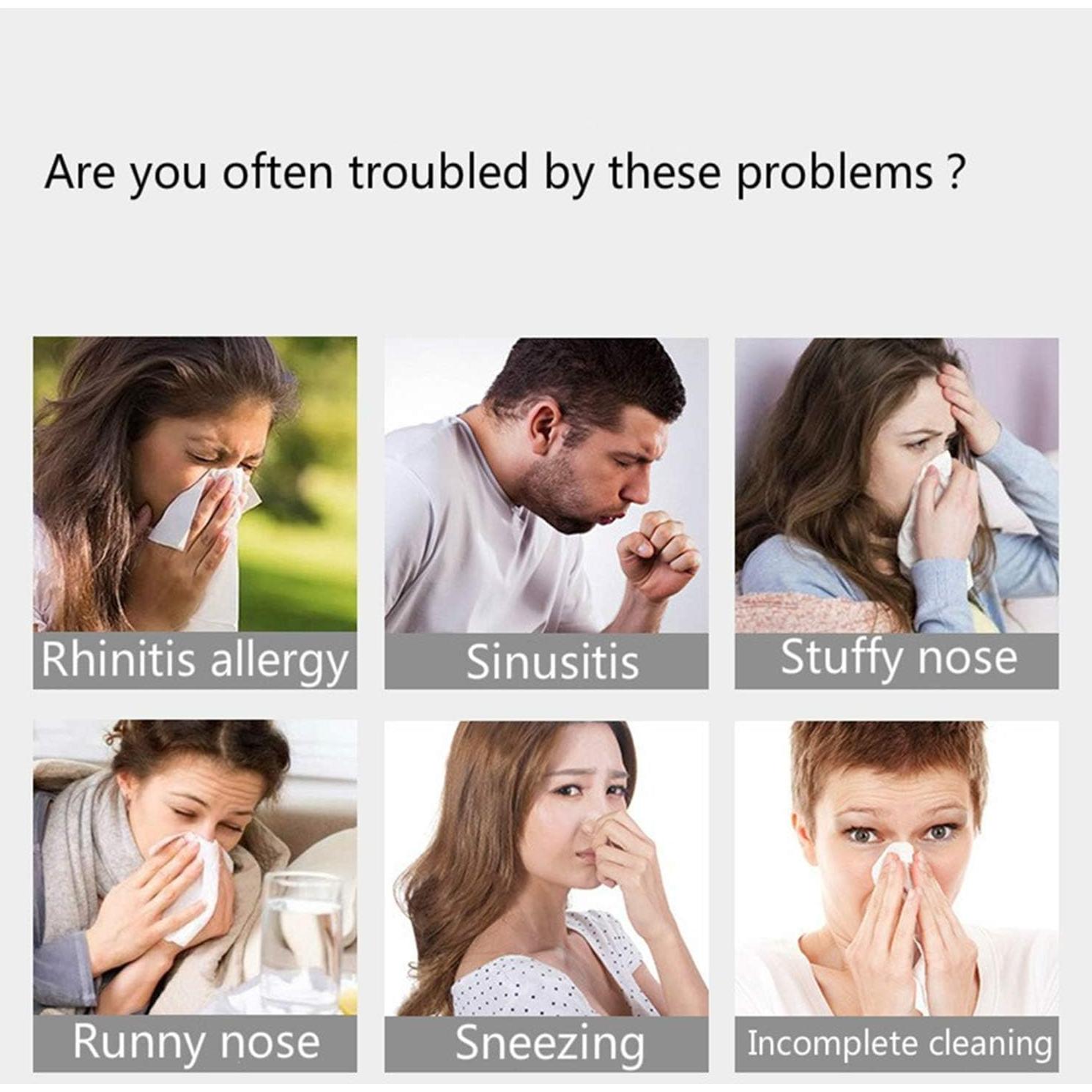 Irrigador Oral Portátil LM BODYCARE con 4 Boquillas 360°