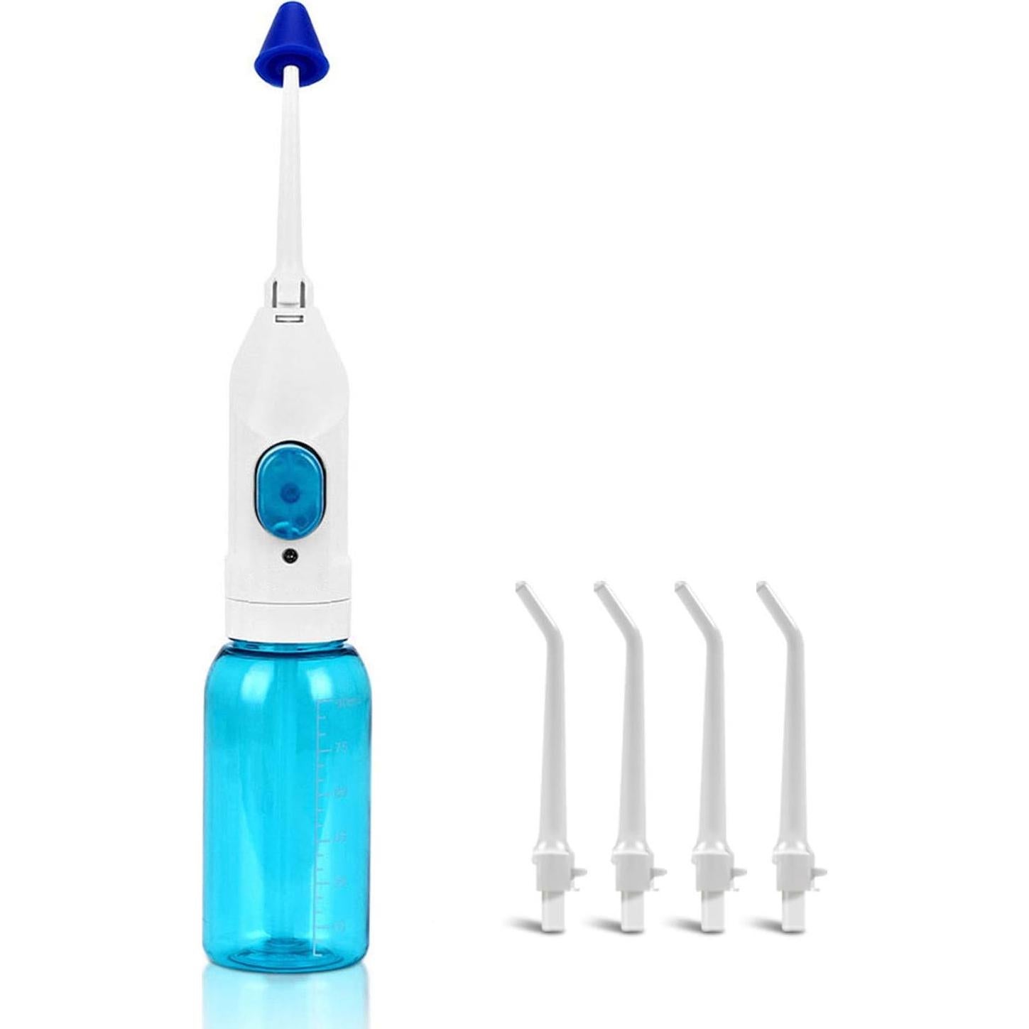 Irrigador Oral Portátil LM BODYCARE con 4 Boquillas 360°
