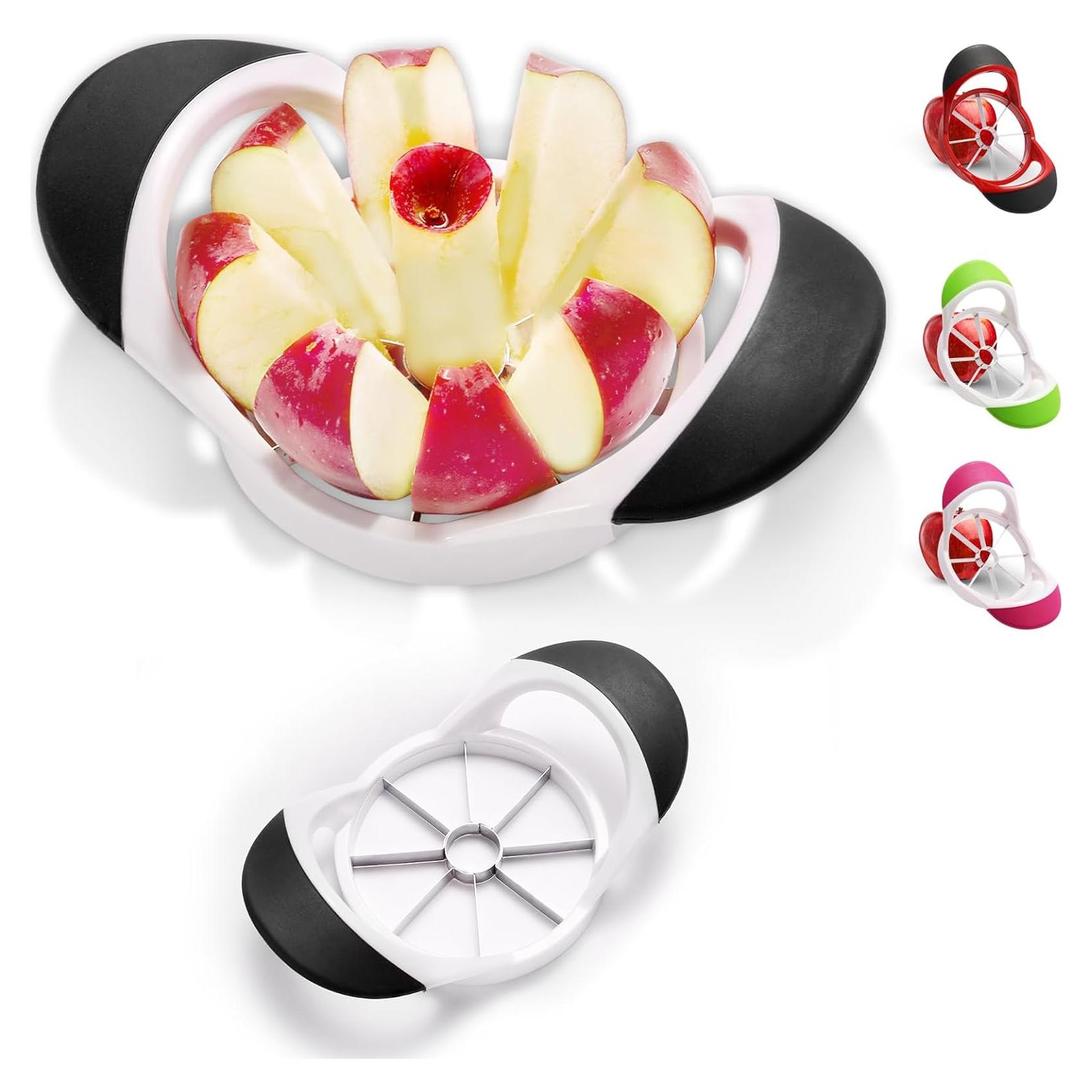 Cortador de Manzanas LIVSGNISTA 12 cm 8 Cuchillas Acero Inoxidable