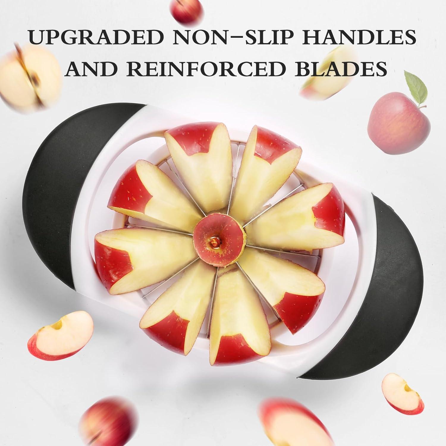 Cortador de Manzanas LIVSGNISTA 12 cm 8 Cuchillas Acero Inoxidable